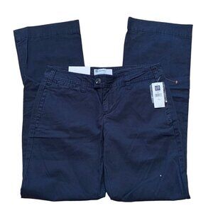 NWT Gap Trouser Favorite Khaki Pant low rise relaxed fit 6 Long